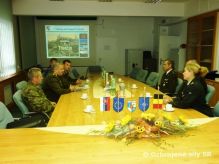 Visitation the Headquarters of the Training and Support Forces