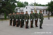 Michalovsk rozlka s vojakmi odchdzajcimi do opercie ISAF