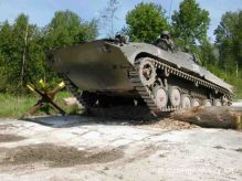 Vcvik vedenia bojovho psovho vozidla BVP/OT-90 a T-55