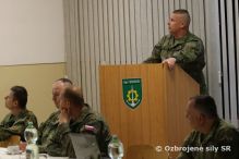 Vojenská rada veliteľa pozemných síl v Seredi a Nitre