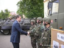 Pracovná návšteva ministra obrany v posádke Prešov