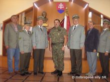 Rokovanie predstaviteľov Zväzu vojakov Slovenskej republiky s veliteľom posádky Prešov