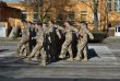 Slávnostný nástup pred odchodom na plnenie úloh do operácie ISAF Afganistan