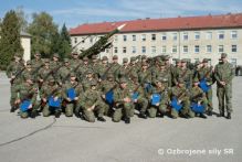 Slávnostné ukončenie výcviku dobrovoľnej vojenskej prípravy v Martine 