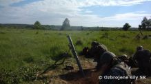 Úspešná spolupráca ostreľovačov a mínomeťákov na Lešti