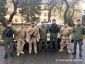 Slávnostný nástup príslušníkov OSSR a Vojenskej polície 