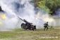 Intenzívny výcvik delostrelcov rotácií predsunutej prítomnosti Lotyšsko 